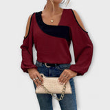 Scarlet - Blouse with Square Neckline