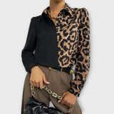 Valentina - Simple Leopard Blouse