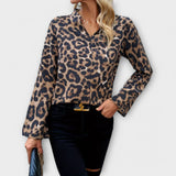 Catarina - Casual Leopard Blouse