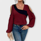 Scarlett - Blouse with Square Neckline