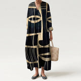 Luana - Dress with Prismatic Print