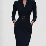Iara - Refined Black Bodycon Dress