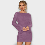 Open Back Sequin Dress