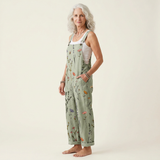 Truus | sage flowers dress