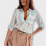 Romina - Classic Collar Blouse